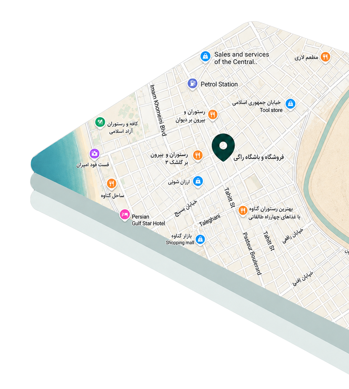 نقشه موقعیت پالمینو
